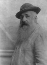 Adolf de Meyer. Photographie de Claude Monet âgé