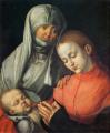Albrecht Dürer. Sainte-Anne et la Vierge à l'Enfant (1519)