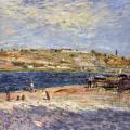 Alfred Sisley. La berge de la rivière à Saint-Mammès (1884)