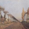 Alfred Sisley. Le Chemin de la Machine, Louveciennes (1873)