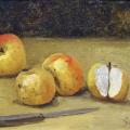Alfred Sisley. Nature morte aux pommes (1868)