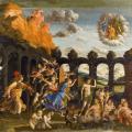Mantegna. Minerve chassant les vices du jardin de la vertu (1500-1502)
