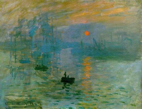 Claude Monet. Impression soleil levant (1872)