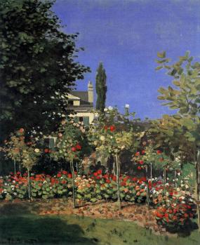 Claude Monet. Jardin en fleurs à Sainte-Adresse (1866)