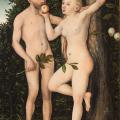 Cranach l'Ancien. Adam et Ève (1538-39)