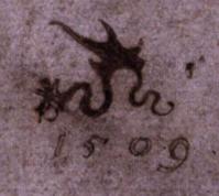 Cranach l'Ancien. Signature