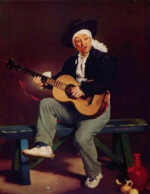 Édouard Manet. Le chanteur espagnol (1860)