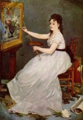Edouard Manet. Portrait d’Eva Gonzalès (1870)
