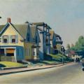 Edward Hopper. Sun on Prospect Street (Gloucester, Massachusetts) (1934)