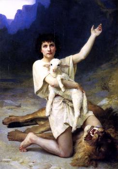 Elizabeth Jane Gardner Bouguereau. Le berger David (v. 1895)