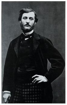 Etienne Carjat. Portrait de Frédéric Bazille (1865)