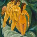 Kirchner. Trois baigneuses, 1913