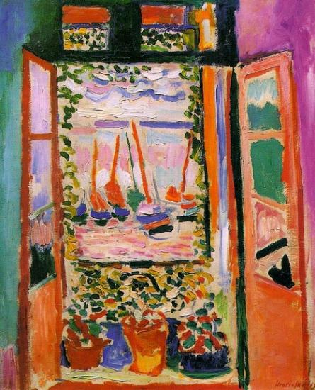 Matisse. Fenêtre ouverte à Collioure, 1905