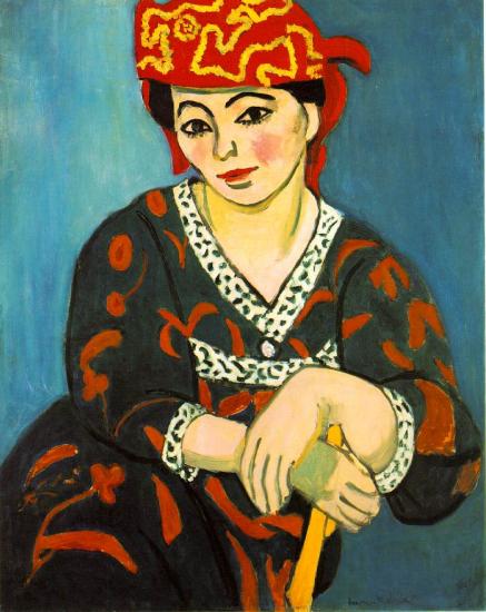 Matisse. Madame Matisse Madras rouge, 1907