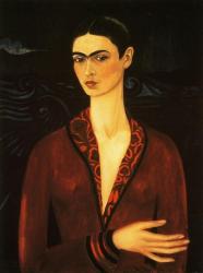 Frida Kahlo. Autoportrait à la robe de velours (1926)