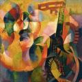 Robert Delaunay. Avion Tour Eiffel et soleil