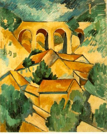 Georges Braque. Viaduc à l'Estaque (1908)