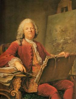 Guillaune Voiriot. Portrait de Jean-Marc Nattier (v. 1759)