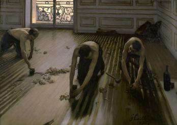 Gustave Caillebotte. Les raboteurs de parquet (1875)