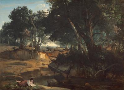 J-B. Corot. Forêt de Fontainebleau (1934)