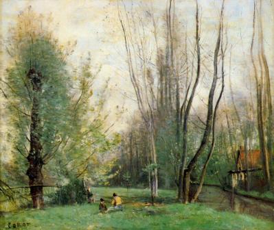 J-B. Corot. Matin près de Beauvais (v. 1860)