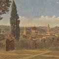 Jean-Baptiste Corot. Florence. Vue prise des jardins Boboli (1835-40)