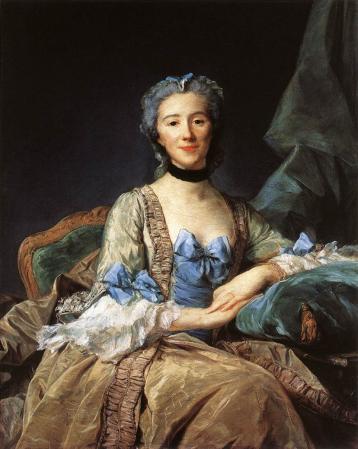 Jean-Baptiste Perronneau. Portrait de Madame de Sorquainville (1749)