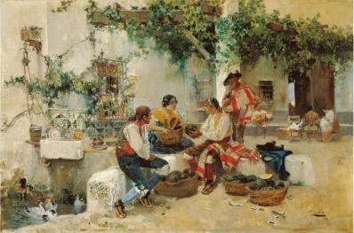 Joaquín Sorolla. La vente des melons (1890)