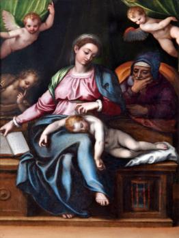 Lavinia Fontana. Vierge du Silence (1580-1600)