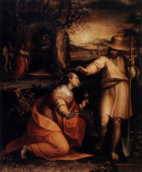 Lavinia Fontana. Noli me tangere (1581)