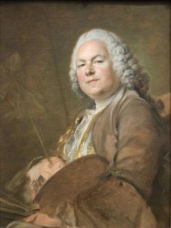 Louis Tocqué. Portrait de Jean-Marc Nattier (1740)
