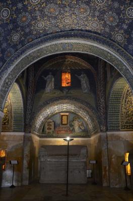 Mausolée de Galla Placidia, intérieur (425-450), Ravenne