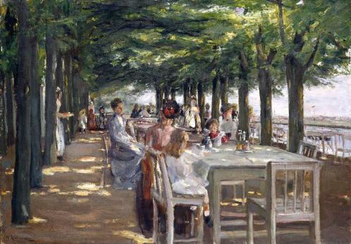 Max Liebermann. La terrasse du restaurant Jacob à Nienstedten-sur-Elbe (1902-03)