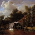 Meindert Hobbema. Moulin à eau (1666)