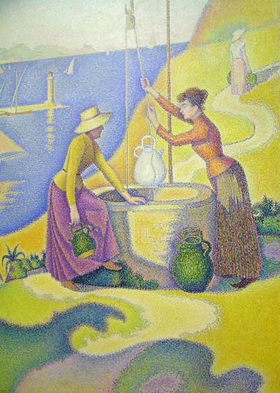 Signac. Femmes au puits (1892)