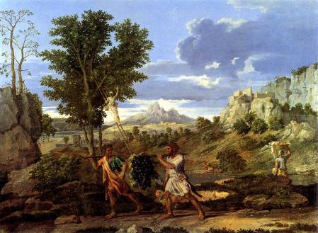 Nicolas Poussin. L’Automne ou La Grappe de raisin rapportée de la terre promise (1660-64)