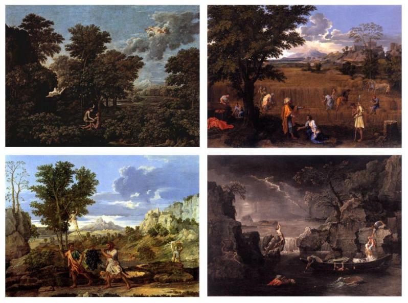 Nicolas Poussin.  Les saisons (1660-64)
