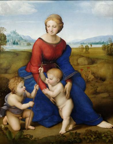 Raphaël. Madone à la prairie (1506)