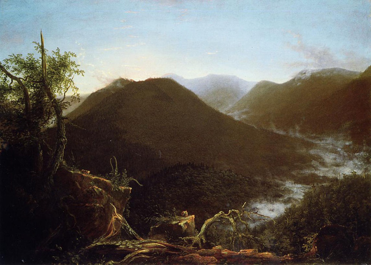 Résultat de recherche d'images pour "thomas cole, fleuve dans les catskills"