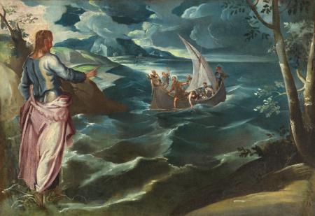 Tintoret. Le Christ sur la mer de Galilée (1575-80)