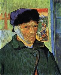 Vincent van Gogh. Autoportrait à l’oreille bandée (1889)