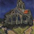 Vincent van Gogh. L'église d'Auvers-sur-Oise, vue du chevet (juin 1890)