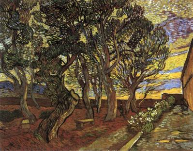 Vincent van Gogh. Le jardin de l’hôpital Saint-Paul (déc. 1889)