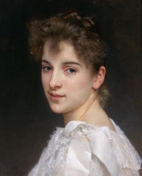 William Bouguereau. Portrait de Gabrielle Cot (1890)