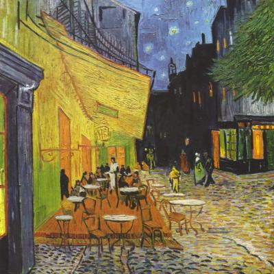 Van Gogh. Café-terrasse de la Place du Forum, 1888