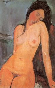 Modigliani, Nu assis (1916)