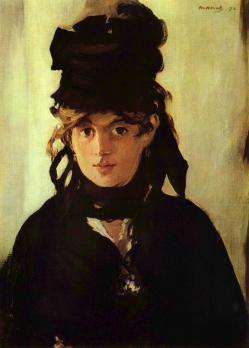 Edouard Manet. Berthe Morisot au bouquet de violettes (1872)