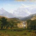 Albert Bierstadt. The Rocky Mountains, Lander's Peak (1863)
