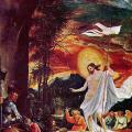 Albrecht Altdorfer. La résurrection du Christ (1509-18)