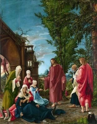 Albrecht Altdorfer. Le Christ prenant congé de sa mère (1520)